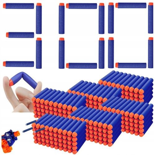 300 SZTUK STRZAŁEK DO WYRZUTNI NERF N-STRIKE NABÓJ na Arena.pl