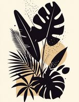 Plakat 50x65cm Tropikalny Raj