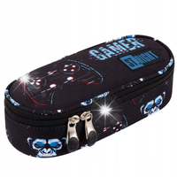 PIÓRNIK SASZETKA PRZYBORNIK STRIGHT PC-01 BLUE GAMER