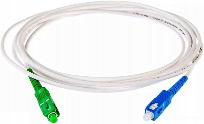 Patchcord światłowód kabel SC/APC-SC/UPC 5m simple zdjęcie 2