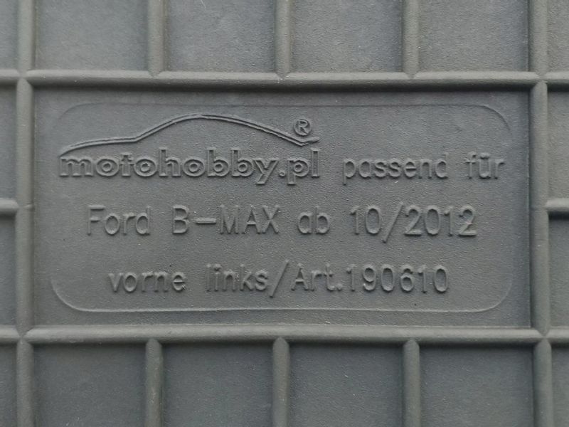 Ford B-Max (2012-2017) DYWANIKI GUMOWE STOPERY zdjęcie 2