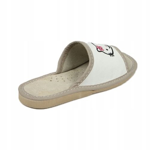 Kapcie Dziecięce Kitty Klapki Pantofle Skóra! na Arena.pl