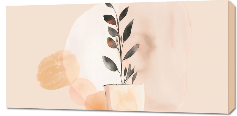 Obraz 100x50cm Doniczkowy Kolor zdjęcie 1