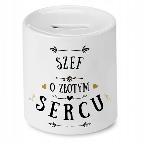 Dla Szefa Skarbonka Na Urodziny Na Prezent Z Nadrukiem Ze Zdjęciem na Arena.pl