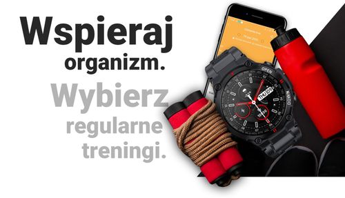 Smartwatch Giewont Focus SmartCall GW430-1 - Carbon na Arena.pl