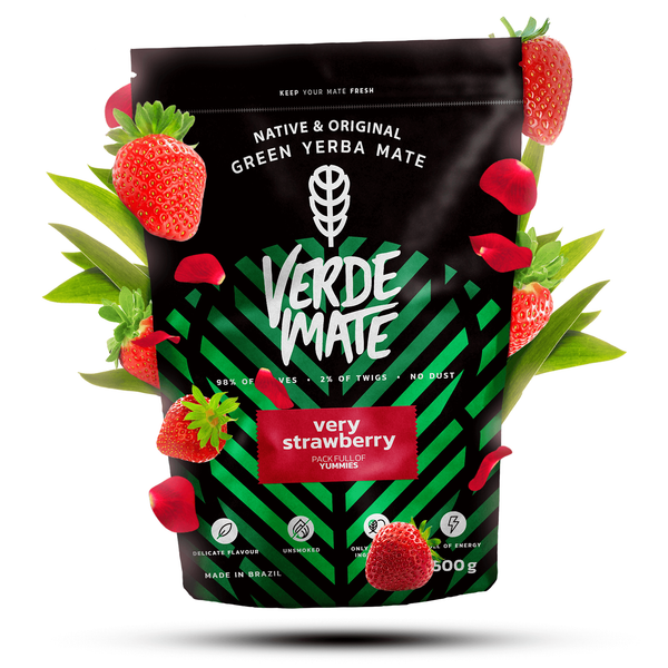 Verde Mate Green Very Strawberry 0,5 kg zdjęcie 1