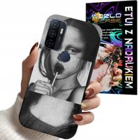 ETUI CASE DO OPPO A53s A53 2020 - MONA LISA WZORY DLA KOBIET PLECKI OBUDOWA