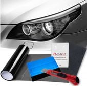 FOLIA DO LAMP ZESTAW CZARNY POŁYSK 2M