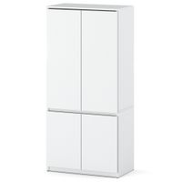Szafa Biała Garderoba Do Sypialni Przedpokoju 80cm Z Półkami I Drążkiem