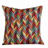 Poszewka dekoracyjna ZIGGY Poduszka żółta zieleń X