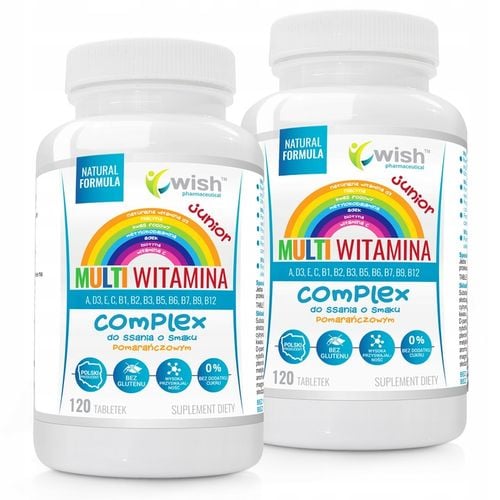 MULTIWITAMINA COMPLEX JUNIOR DO SSANIA 2x120t na Arena.pl