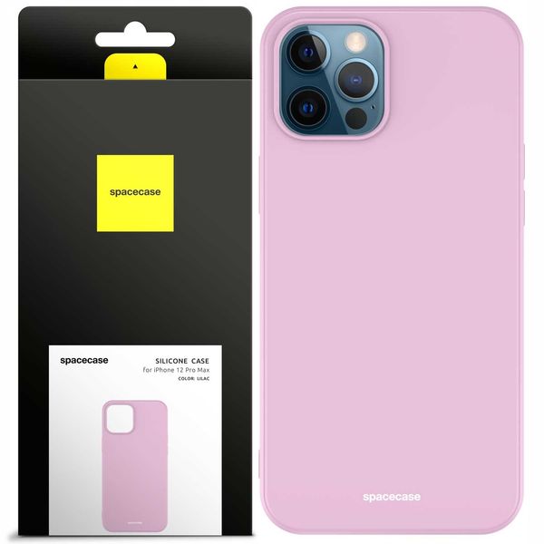 Spacecase Silicone Case Iphone 12 Pro Max Lilac zdjęcie 1