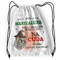 Plecak Dla Marszałka Sportowy Szkolny Worek Z Nadrukiem Ze Zdjęciem