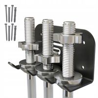 Uchwyt Wieszak na Gryfy Olimpijskie Sztangi 3 Miejsca Obciążenie max 300kg