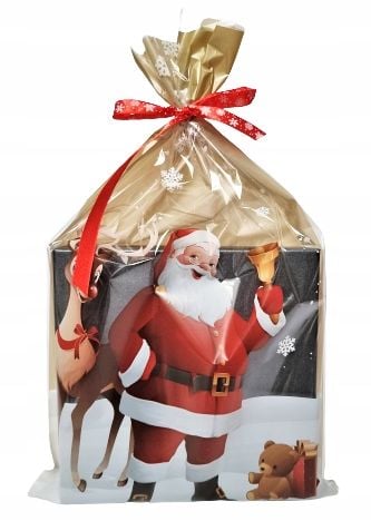 Torebki celofan foliowe ŚWIĄTECZNE MIKOŁAJ na słodycze prezenty 25x40 50 sz na Arena.pl