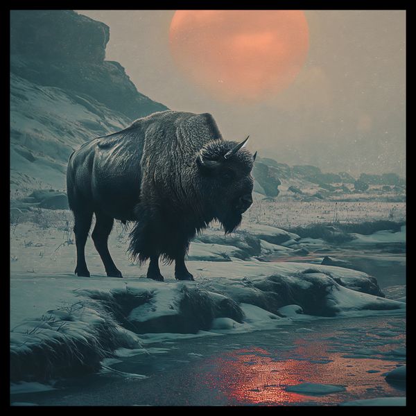Plakat 40x40cm Żubrowy Monolit zdjęcie 2