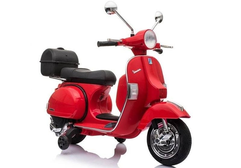 Skuter na Akumulator Vespa Czerwony zdjęcie 1