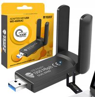 1300Mbps ZEWNĘTRZNA Karta Sieciowa WI-FI Adapter USB 3.0 DUAL 2 Anteny 5GHz