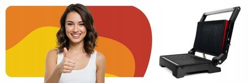 OPIEKACZ DO KANAPEK PANINI TOSTER ROZKŁADANY GRILL 2w1 NON-STICK Duży na Arena.pl