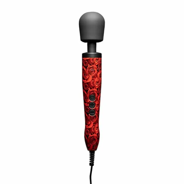 Masażer - Doxy Original Wand Massager Rose Pattern zdjęcie 1