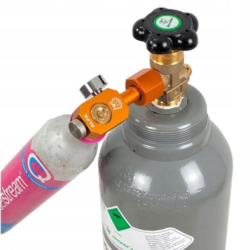 Butla CO2 Pełna 8l z Syfonem Przetoczka Adapter Alfa Do Sodastream Różowe na Arena.pl