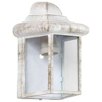 Zewnętrzna LAMPA ścienna NORVICH 8753 Rabalux ogrodowa OPRAWA elewacyjny kinkiet outdoor IP43 antyczny biały przezroczysty