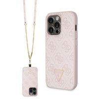 Guess GUHCP15LP4TDSCPP iPhone 15 Pro 6.1" różowy/pink hardcase Crossbody