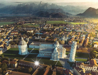 Puzzle Piza Piazza dei Miracoli 2000 elementów włoskie miasto Ravensburger