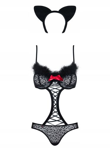 Gepardina. Seksowny kostium 3-częściowy L/XL. na Arena.pl