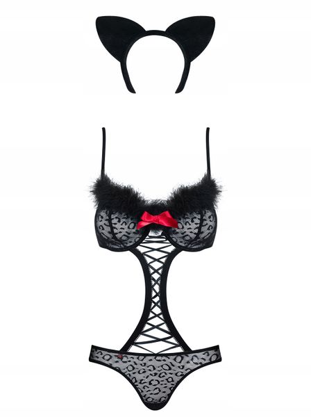 Gepardina. Seksowny kostium 3-częściowy L/XL. zdjęcie 7