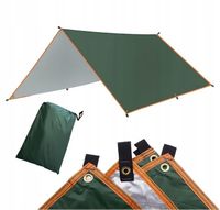 TARP PŁACHTA BIWAKOWA WODOODPORNA TERMICZNA 3X4 m ŻAGIEL