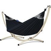 POTENZA Stelaż GRANDE + Hamak ROMA XL Black kokon