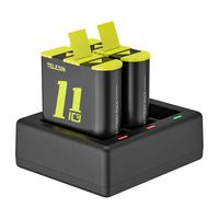 Ładowarka trójkanałowa + 2 akumulatory Telesin do GoPro Hero 9 / 10 / 11 /