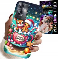 ETUI DO OPPO A79 5G - RENIFER Z PIERNIKIEM MERRY CHRISTMAS