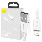 baseus superior kabel usb - lightning 2,4a 2 m biały (calys-c02)