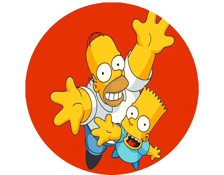 Opłatek na tort Simpsonowie zdjęcie 1