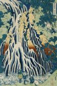 Plakat 61x91,5cm Shimotsuke Kurokami-Yama Kurifuri, Hokusai Vintage do Salo