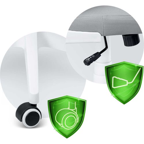 Fotel biurowy z mikrosiatki Sofotel Formax szary na Arena.pl