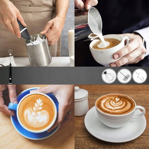 Spieniacz do mleka Frother Trzepaczka Latte Cappuccino Matcha zdjęcie 6