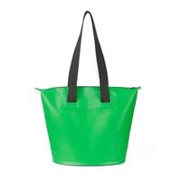 torba plażowa wodoodporna pvc z paskiem na ramię 11l - zielona