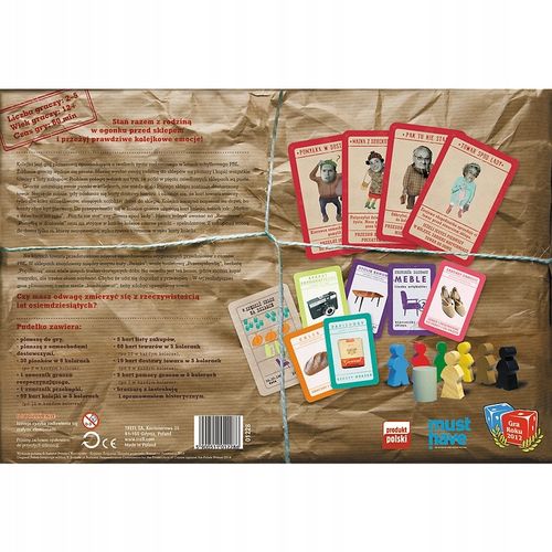 KOLEJKA IPN sentymentalna kultowa gra planszowa zakupy PRL sklepy GRA ROKU na Arena.pl