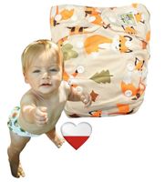 Pieluszka Wielorazowa  KIESZONKA BAMBUS LISKI Pieluszki NappiMe