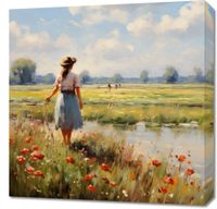 Obraz 60x60cm Wiejski Spokój