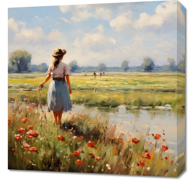 Obraz 60x60cm Wiejski Spokój zdjęcie 1