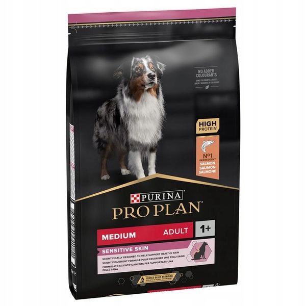 PRO PLAN ADULT MEDIUM SENSITIVE SKIN14 kg zdjęcie 2