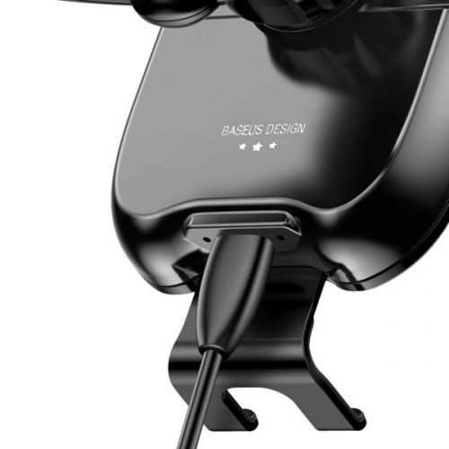 BASEUS VEHICLE VENT CAR MOUNT WIRELESS CHARGER BLACK na Arena.pl