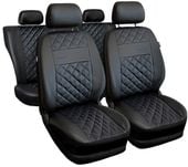 Pokrowce skórzane na fotele siedzenia samochodowe komplet do Skoda Karoq