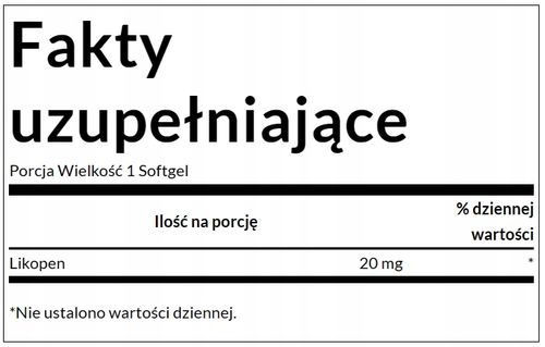 SWANSON Lycopene | Likopen 60 kaps. PROSTATA na Arena.pl