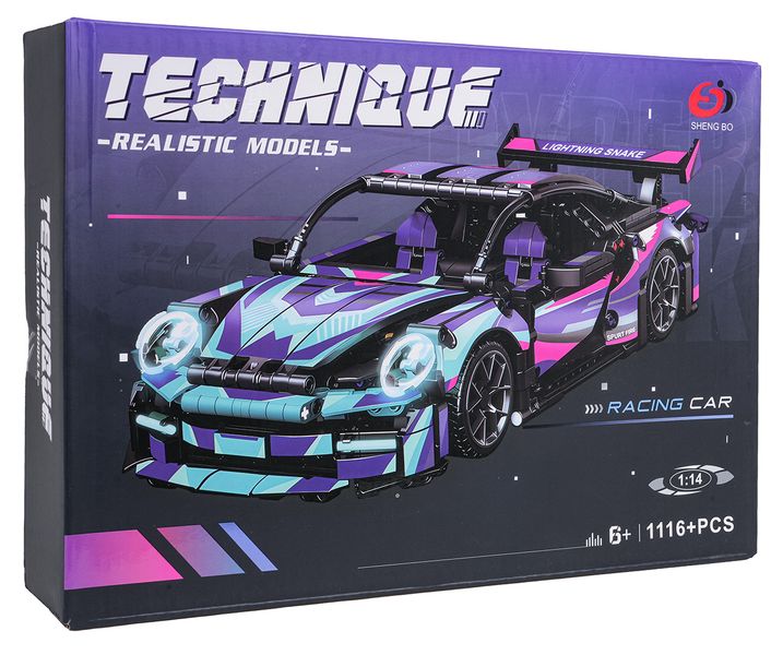Klocki Auto Sportowe 1116El. zdjęcie 4