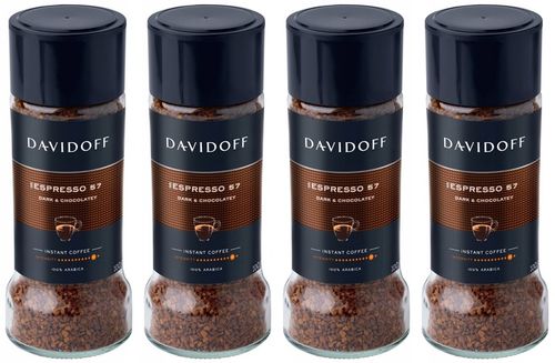 Zestaw x 4 Davidoff ESPRESSO instant kawa 100g na Arena.pl